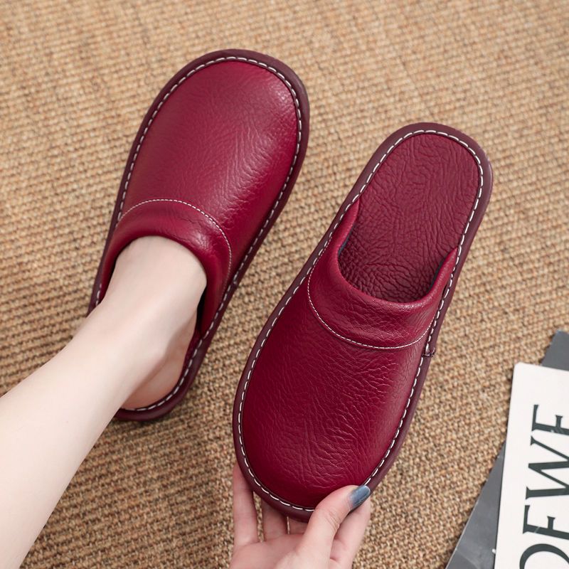Chaussons d'intérieur en cuir  - Flip Flop Leather Men avis et prix