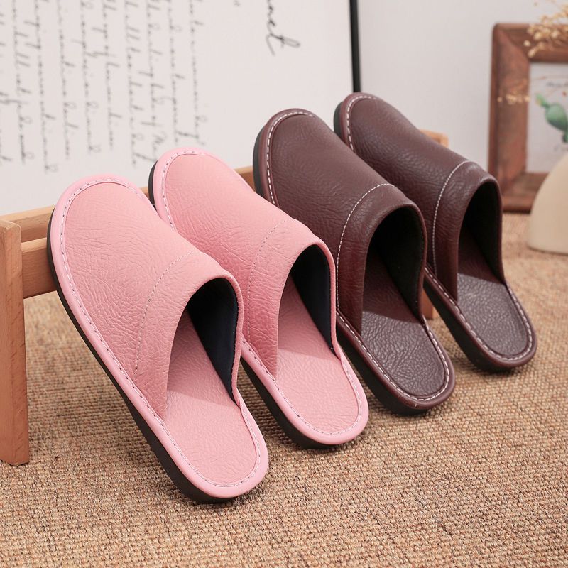 Chaussons d'intérieur en cuir  - Flip Flop Leather Men avis et prix